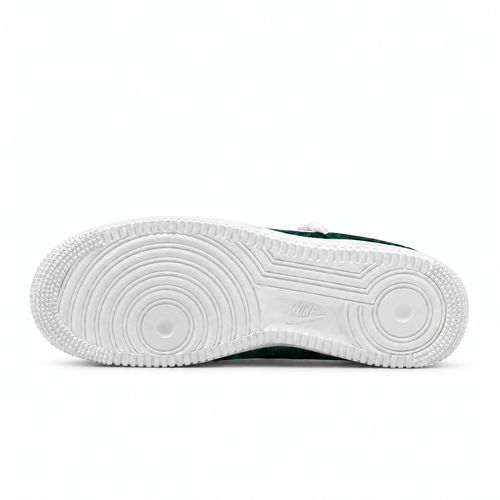 Air Force 1 personalizadas en terciopelo verde